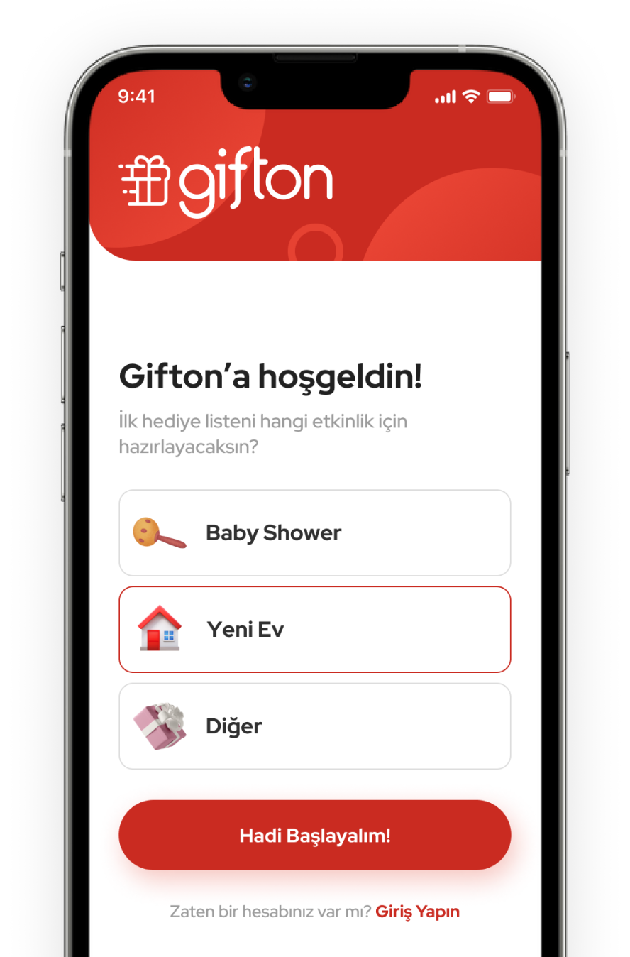 İlk hediye listeni hangi etkinlik için hazırlayacaksın ?